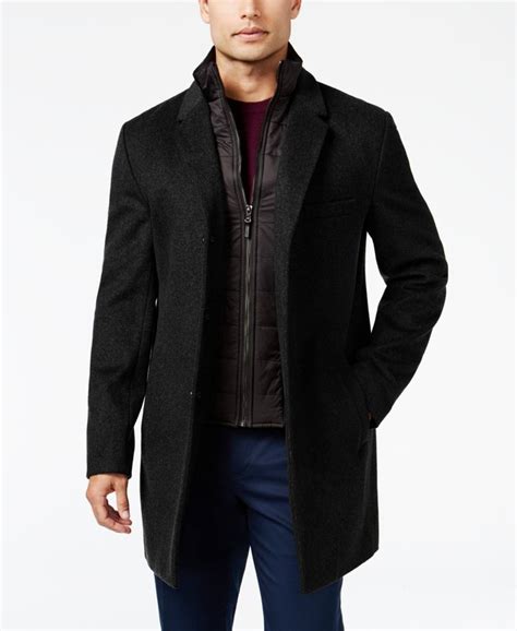 michael kors water resistant coat men